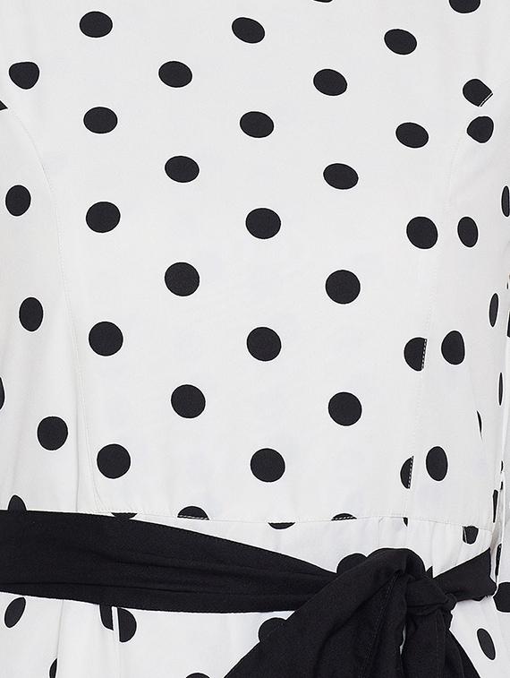cut out detail tie knot maxi dress - 16308831 - Zoom Image - 4