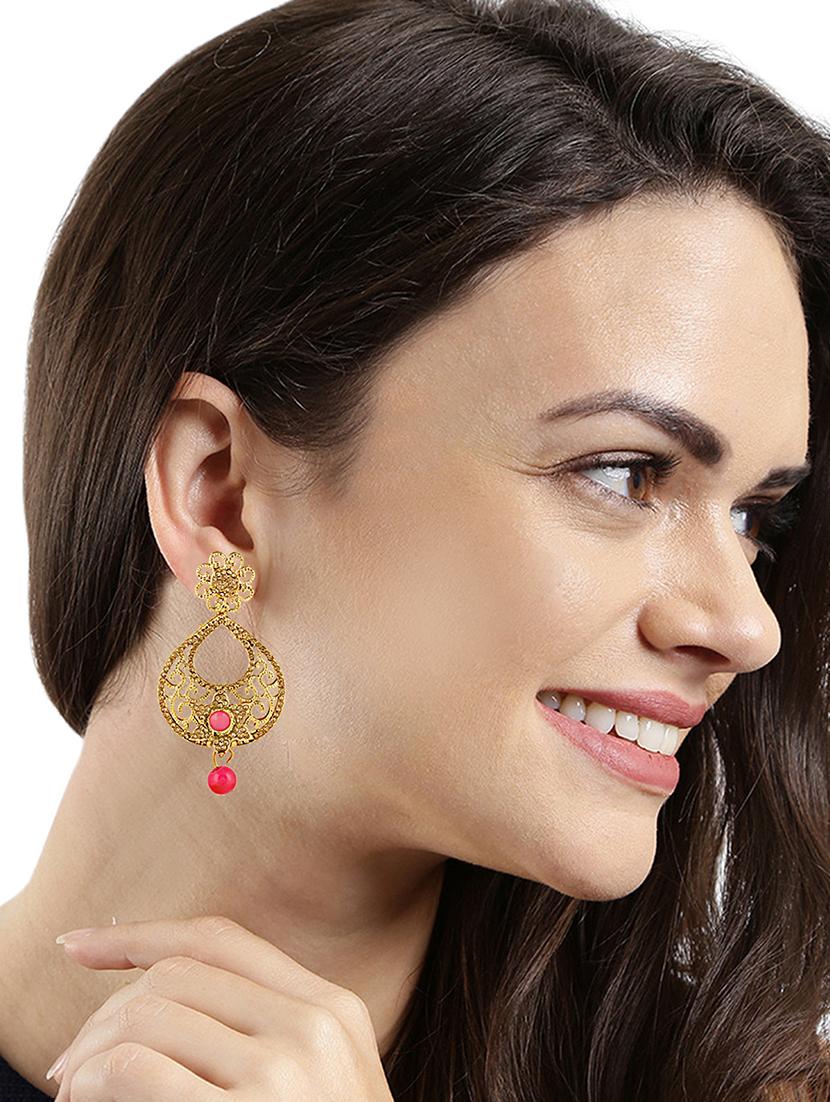 gold brass other earring - 16310583 - Zoom Image - 4