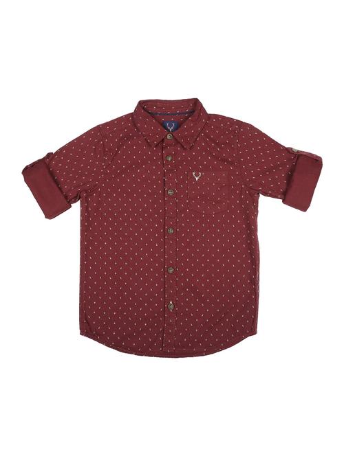 roll up sleeved quirky shirt - 16310995 - Standard Image - 1