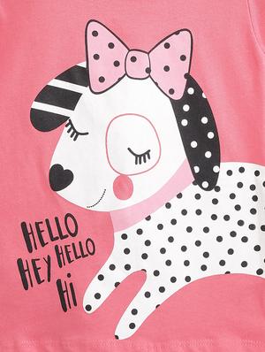 pink cotton shorts set - 16311248 - Standard Image - 4