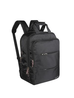 black polyester backpack - 16312443 - Standard Image - 4