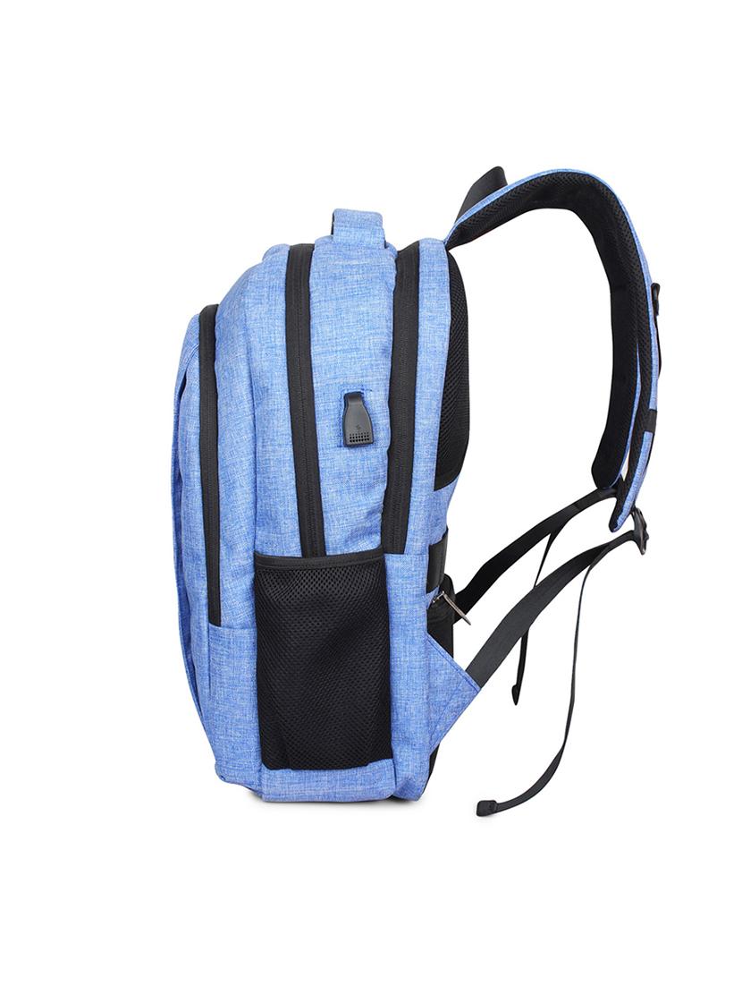 blue polyester backpack - 16312451 - Zoom Image - 4