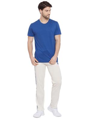 green cotton full length track pant - 16312732 - Standard Image - 4