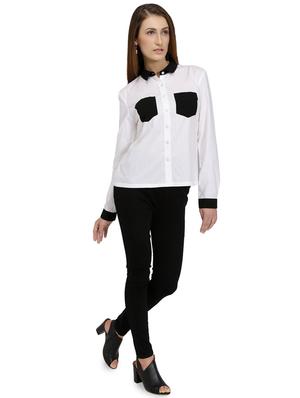 contrast pocket patch shirt - 16314132 - Standard Image - 4