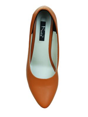 tan slip on pumps - 16314186 - Standard Image - 4