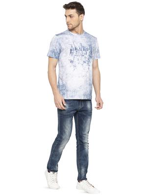 blue washed t-shirt - 16314356 - Standard Image - 4