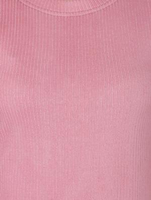 crew neck front overlapped sheath dress - 16314739 - Standard Image - 4