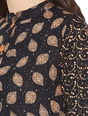 printed high low kurta - 16314867 - Standard Image - 4