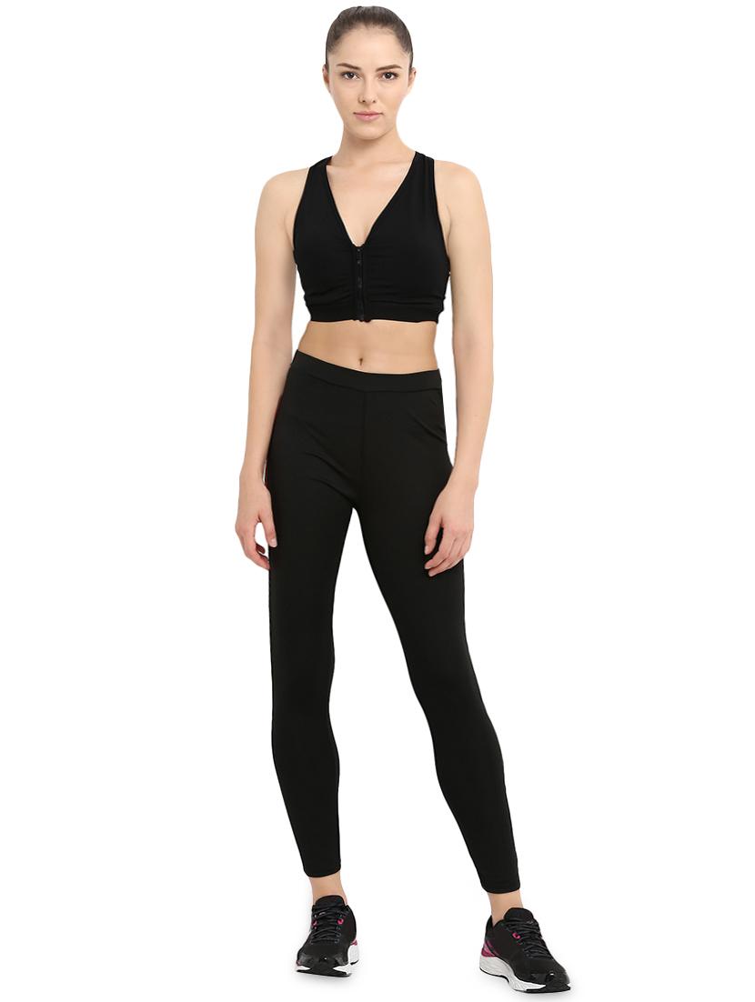 side taped ankle length legging - 16315038 - Zoom Image - 4