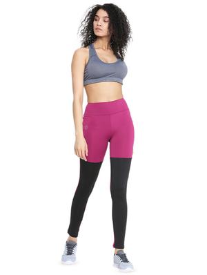 color block high rise yoga pant - 16318798 - Standard Image - 4