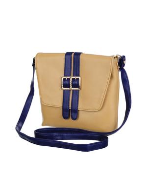 orange leatherette (pu) regular sling bag - 16319488 - Standard Image - 4