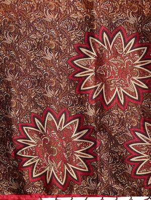 set of 2 multicolor printed saree combo with blouse - 16319622 - Standard Image - 7