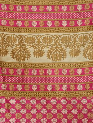 set of 2 multicolor printed saree combo with blouse - 16319623 - Standard Image - 7