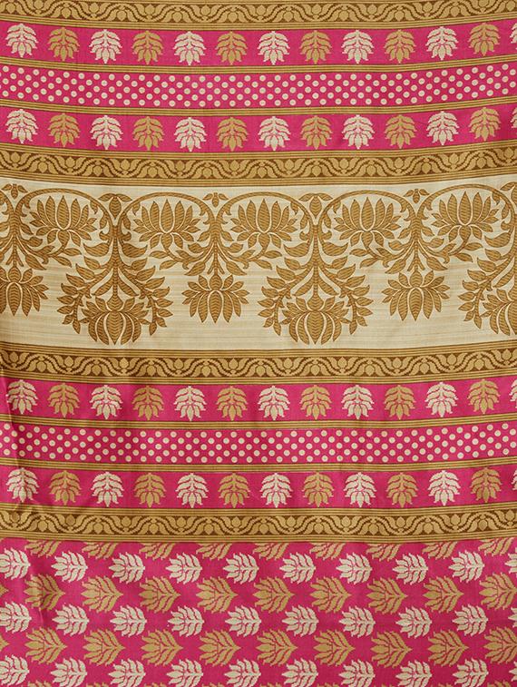 set of 2 multicolor printed saree combo with blouse - 16319623 - Zoom Image - 7
