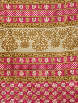 set of 2 multicolor printed saree combo with blouse - 16319634 - Standard Image - 7