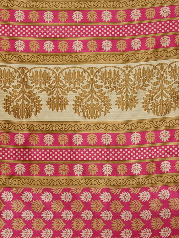 set of 2 multicolor printed saree combo with blouse - 16319634 - Zoom Image - 7