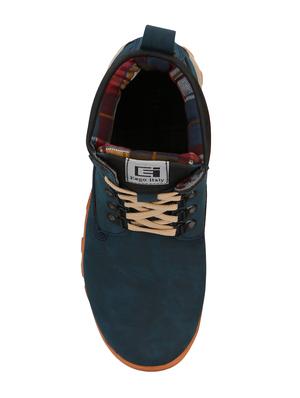 blue leatherette high ankle boots - 16319791 - Standard Image - 4