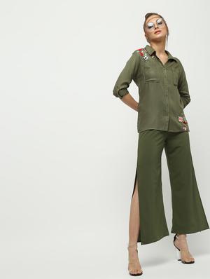 pocket patch embroidered shirt - 16320274 - Standard Image - 4