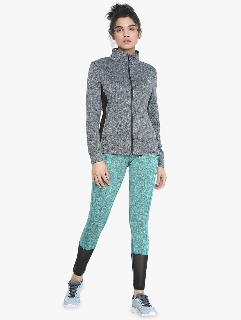 color block stitch detail legging - 16320469 - Zoom Image - 4
