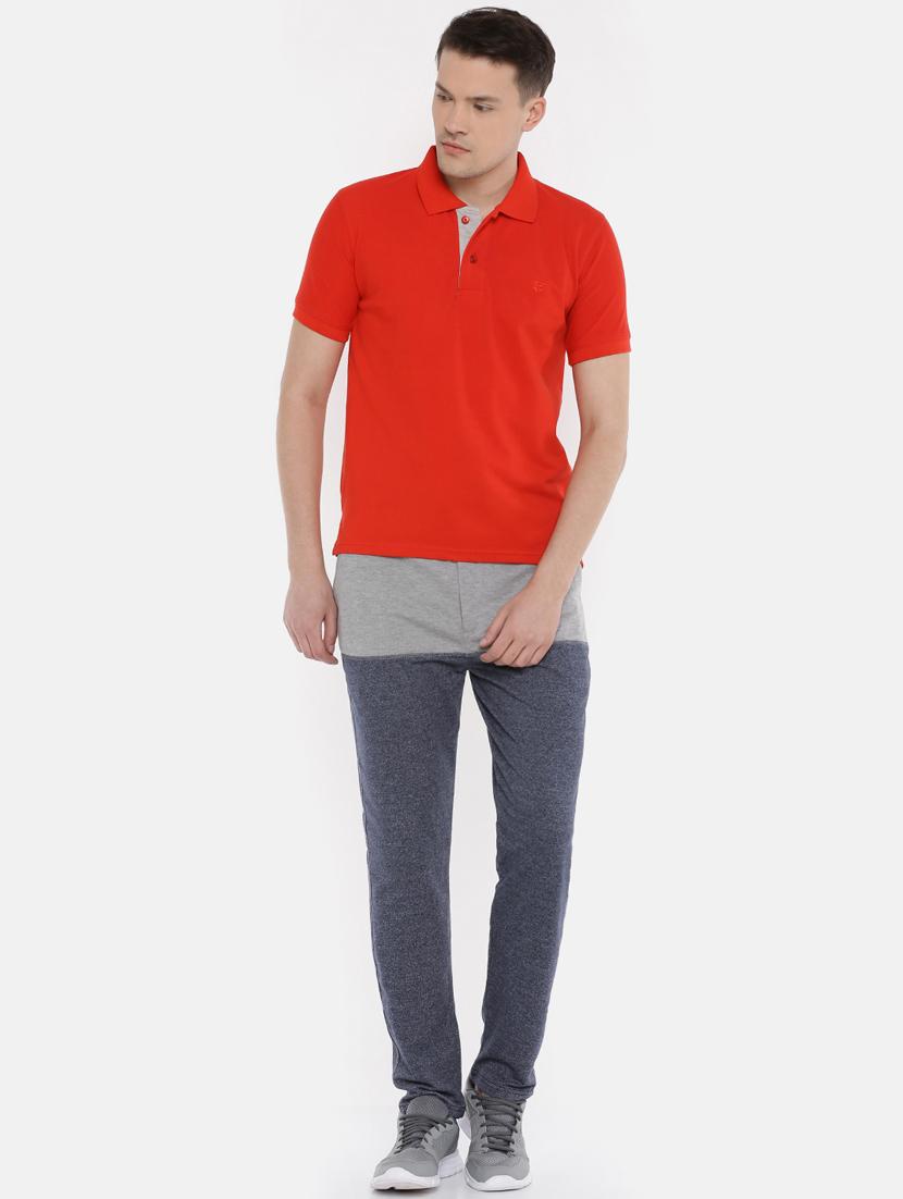 grey color block track pant - 16320901 - Zoom Image - 4