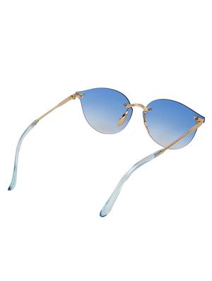zyaden golden round unisex sunglasses - 16321180 - Standard Image - 4