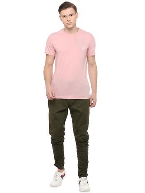 green solid full length track pants - 16321283 - Standard Image - 4