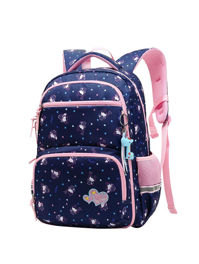 blue polyester regular backpack - 16321691 - Zoom Image - 4