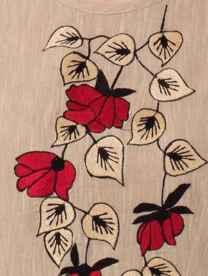 embroidered flared kurta - 16321708 - Standard Image - 4
