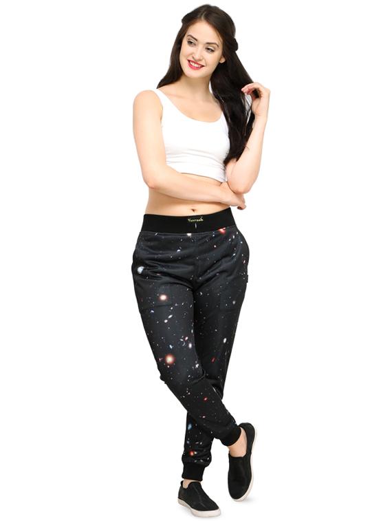 digital print high rise joggers - 16321836 - Zoom Image - 4
