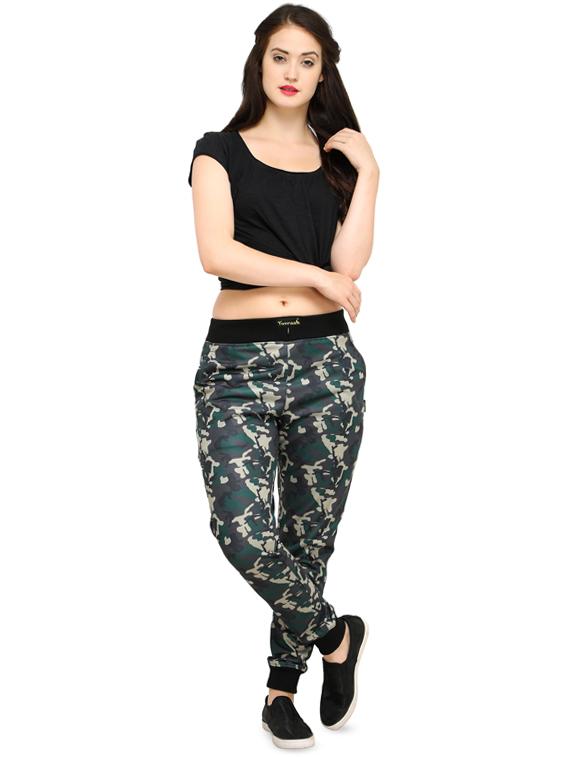 camouflage high rise joggers - 16321840 - Zoom Image - 4