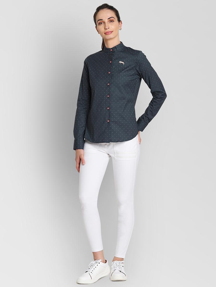 long sleeved polka dot shirt - 16322039 - Zoom Image - 4