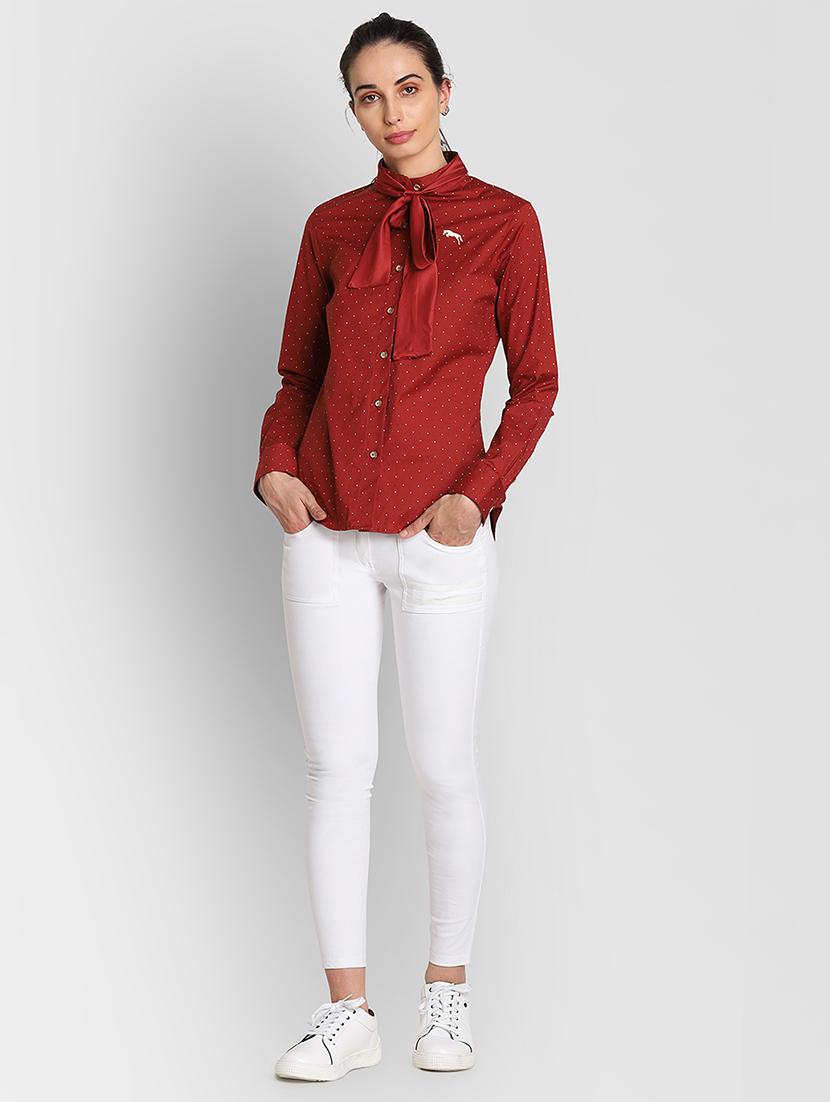 long sleeved polka dot shirt - 16322040 - Zoom Image - 4
