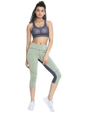 contrast detail high rise sports capri - 16322345 - Standard Image - 4