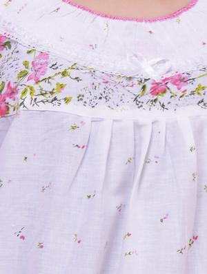 lace trim floral night gown - 16322910 - Standard Image - 4