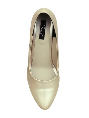 gold slip on pumps - 16323098 - Standard Image - 4