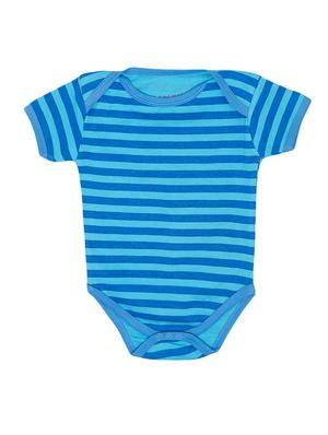 set of 3 blue cotton onesies - 16323473 - Standard Image - 4