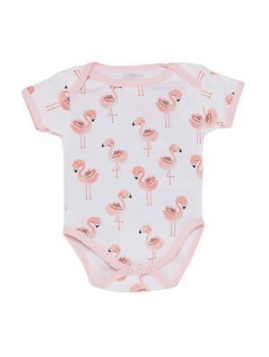 set of 3 pink cotton onesies - 16323515 - Standard Image - 4
