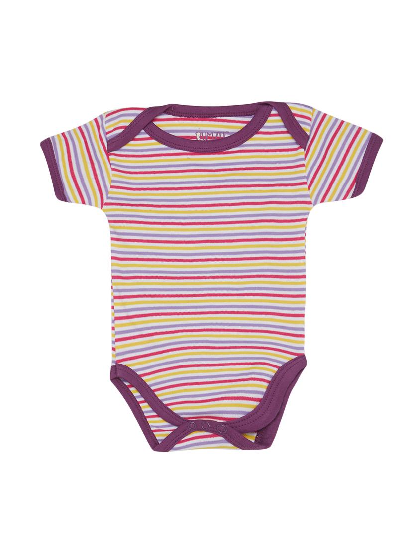 set of 3 purple cotton onesies - 16323516 - Zoom Image - 4