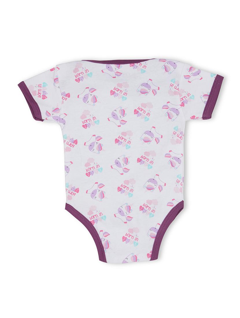 set of 3 purple cotton onesies - 16323516 - Zoom Image - 7