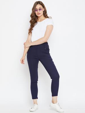 button detail high rise jeggings - 16324227 - Standard Image - 4