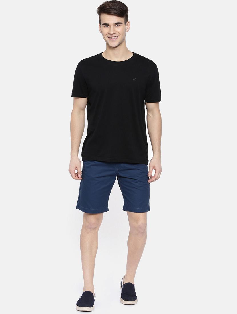 navy blue solid bermuda - 16325825 - Zoom Image - 4