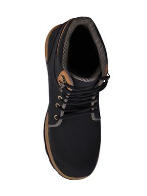 FAUSTO black leatherette high ankle boots - 16325862 - Standard Image - 4