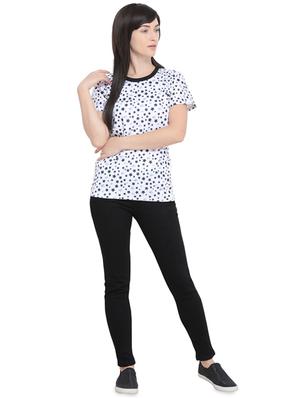 star print round neck t-shirt - 16326162 - Standard Image - 4