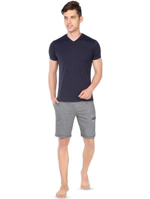 grey textured shorts - 16326810 - Standard Image - 4