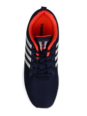 navy blue mesh sport shoes - 16329011 - Standard Image - 4