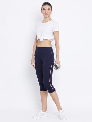 side tape high rise yoga pants - 16329304 - Standard Image - 4