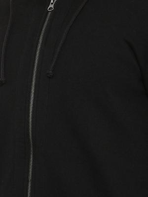 black solid sweatshirt - 16329650 - Standard Image - 4