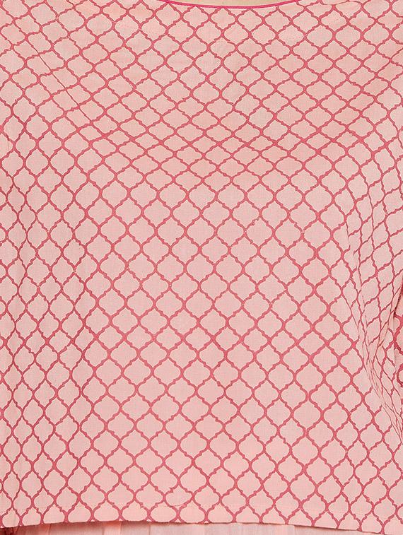 block printed skirt top set - 16330715 - Zoom Image - 4