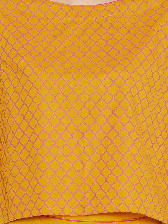 block printed skirt top set - 16330717 - Zoom Image - 4