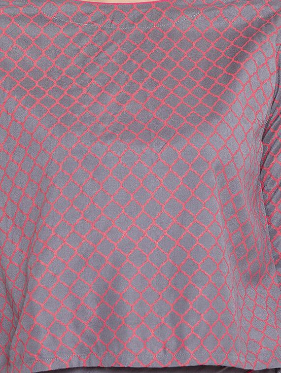 block printed skirt top set - 16330718 - Zoom Image - 4